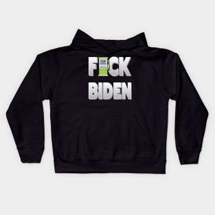 F BIDEN GAS PUMP DESIGN ONLY BIDEN CAN FIX THE GAS PRICES NOT PUTIN - STOP PASSING THE BUCK Kids Hoodie